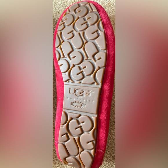 UGG Red Moccasins - Picture 5 of 8